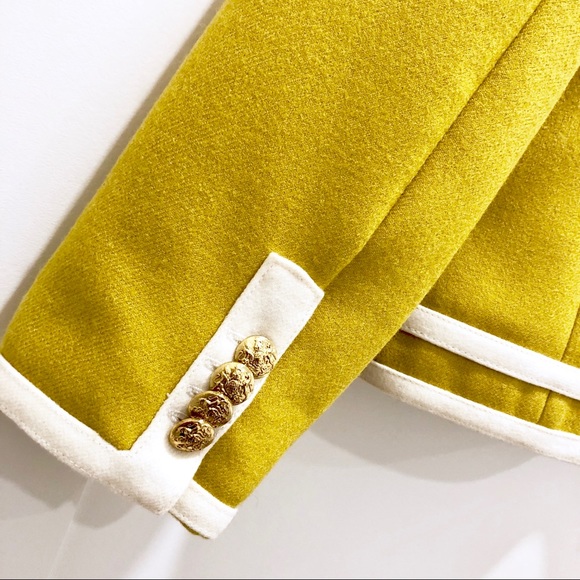 NWT J. Crew Collarless Military Style Jacket - Picture 5 of 8